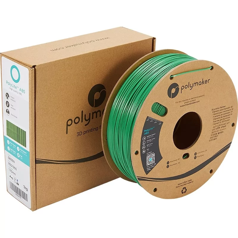 Filament PolyLite ABS Vert - 2.85mm - 1 kg Filament PolyLite ABS Vert - 2.85mm - 1 kg